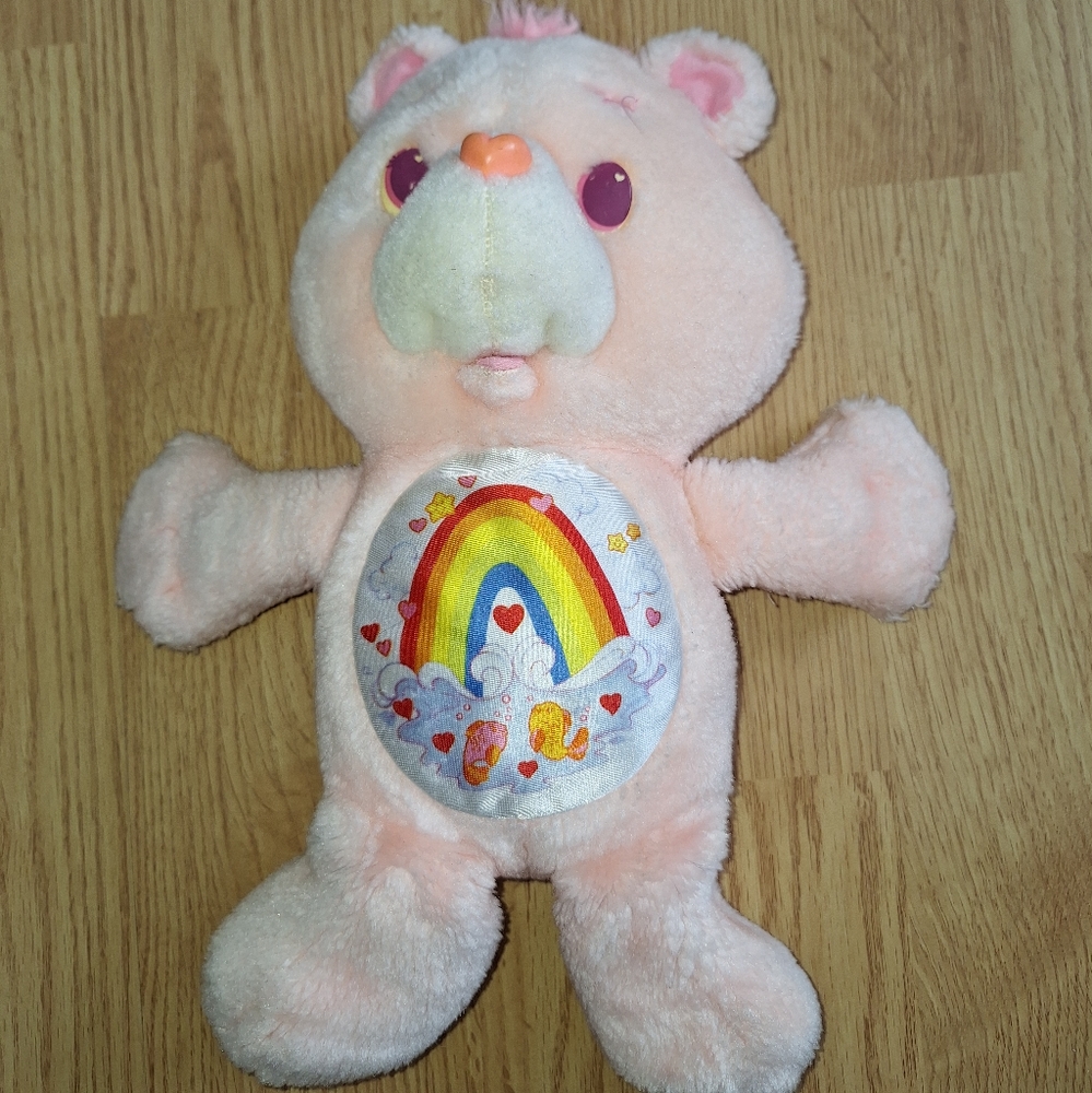 Care Bear Plush CHEER BEAR Rainbow Fish